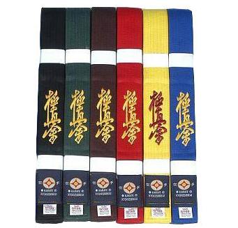 KYOKUSHINKAI COLOUR BELTS